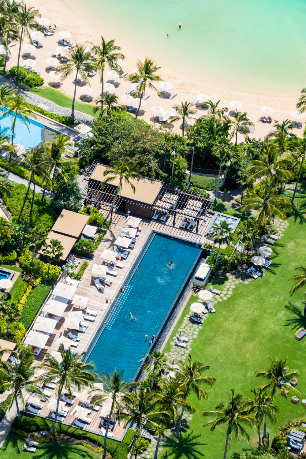 Photography by Gray Malin of Four Seasons Ko Olina Pool Vertical, Oahu