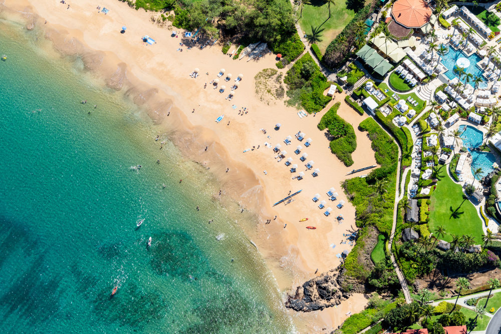 Photography by Gray Malin of Four Seasons Resort, Maui
