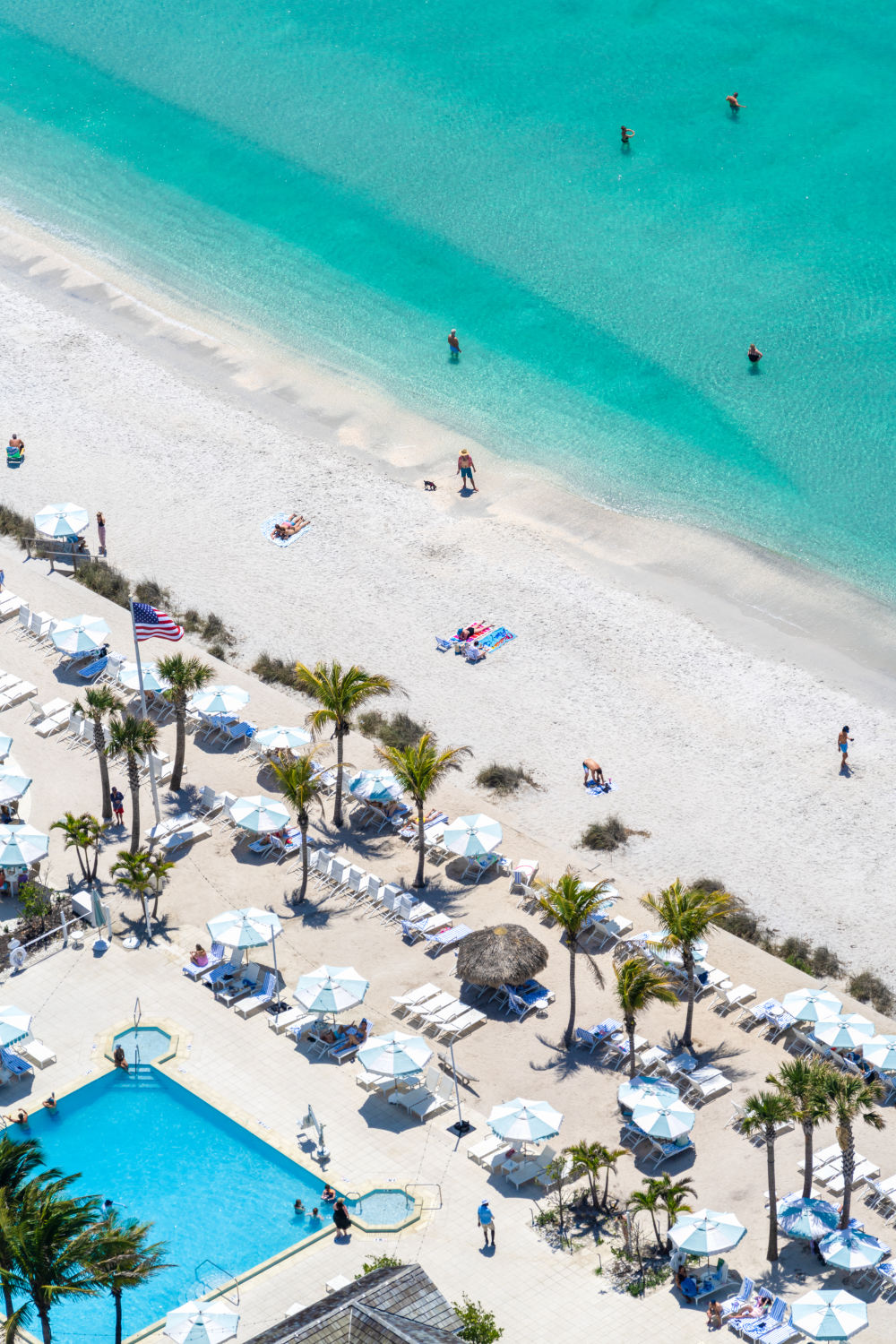 Photography by Gray Malin of Gasparilla Inn Beach Club Vertical, Gasparilla Island, Florida