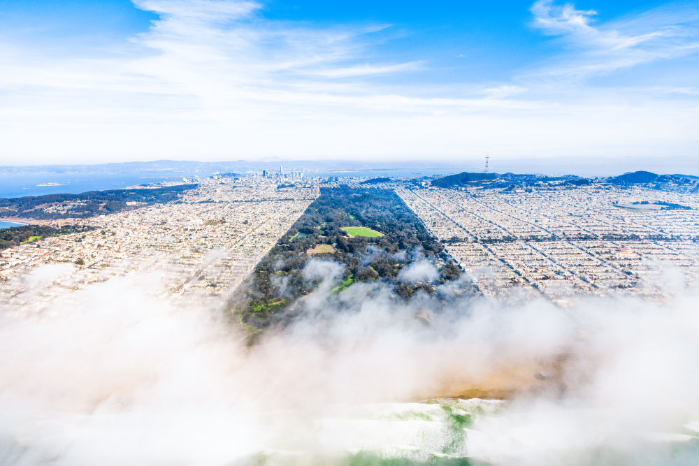 Photography by Gray Malin of Golden Gate Park View, San Francisco