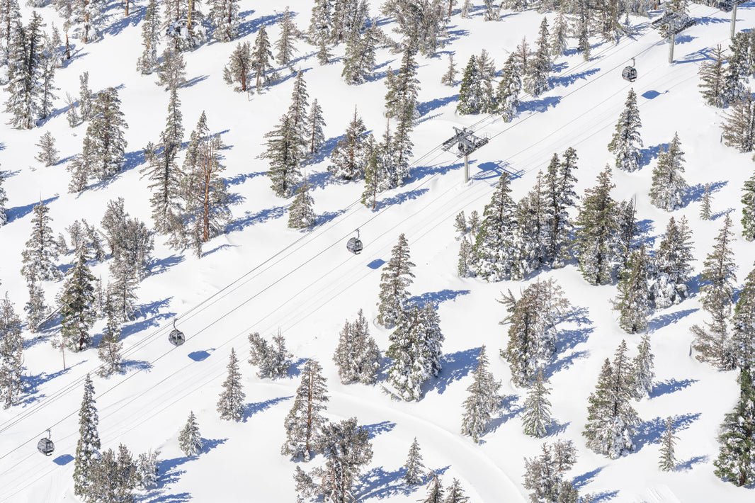 Photography by Gray Malin of Gondola Ride, Lake Tahoe