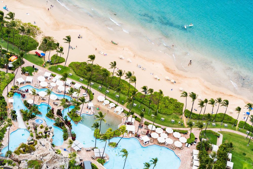Photography by Gray Malin of Grand Wailea, Maui