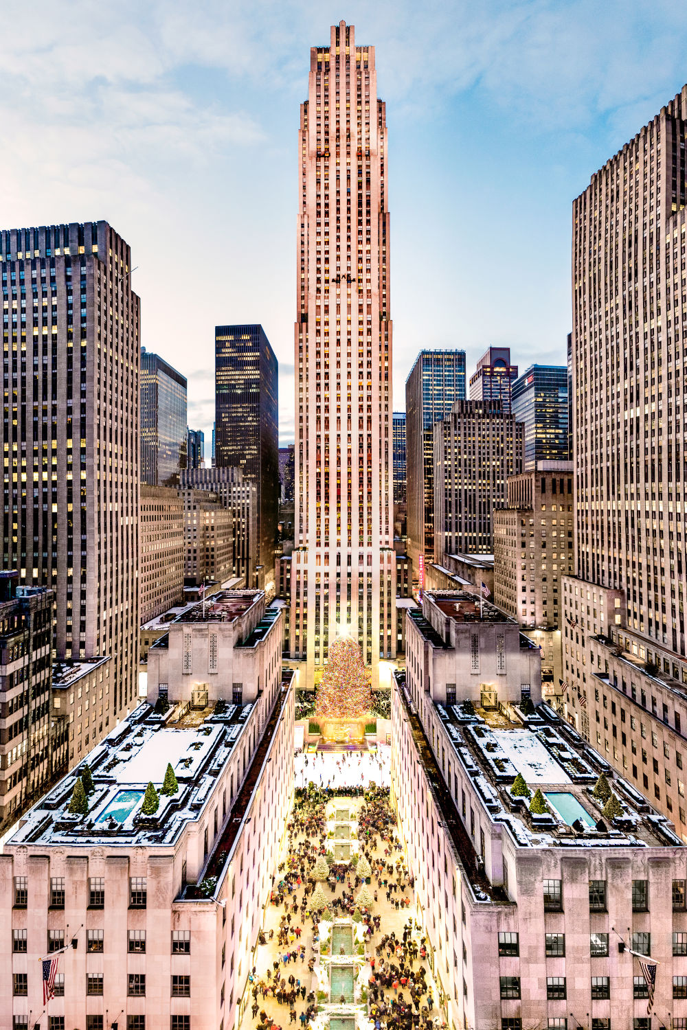 Photography by Gray Malin of Gray Malin x Rockefeller Center Tree