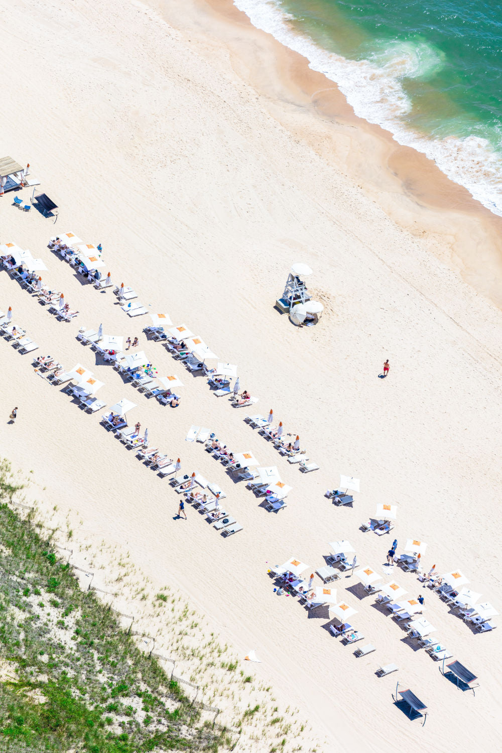 Photography by Gray Malin of Gurney's Beach Club Vertical, Montauk