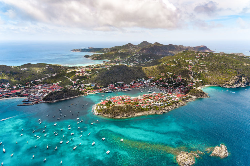 Photography by Gray Malin of Gustavia, St. Barths