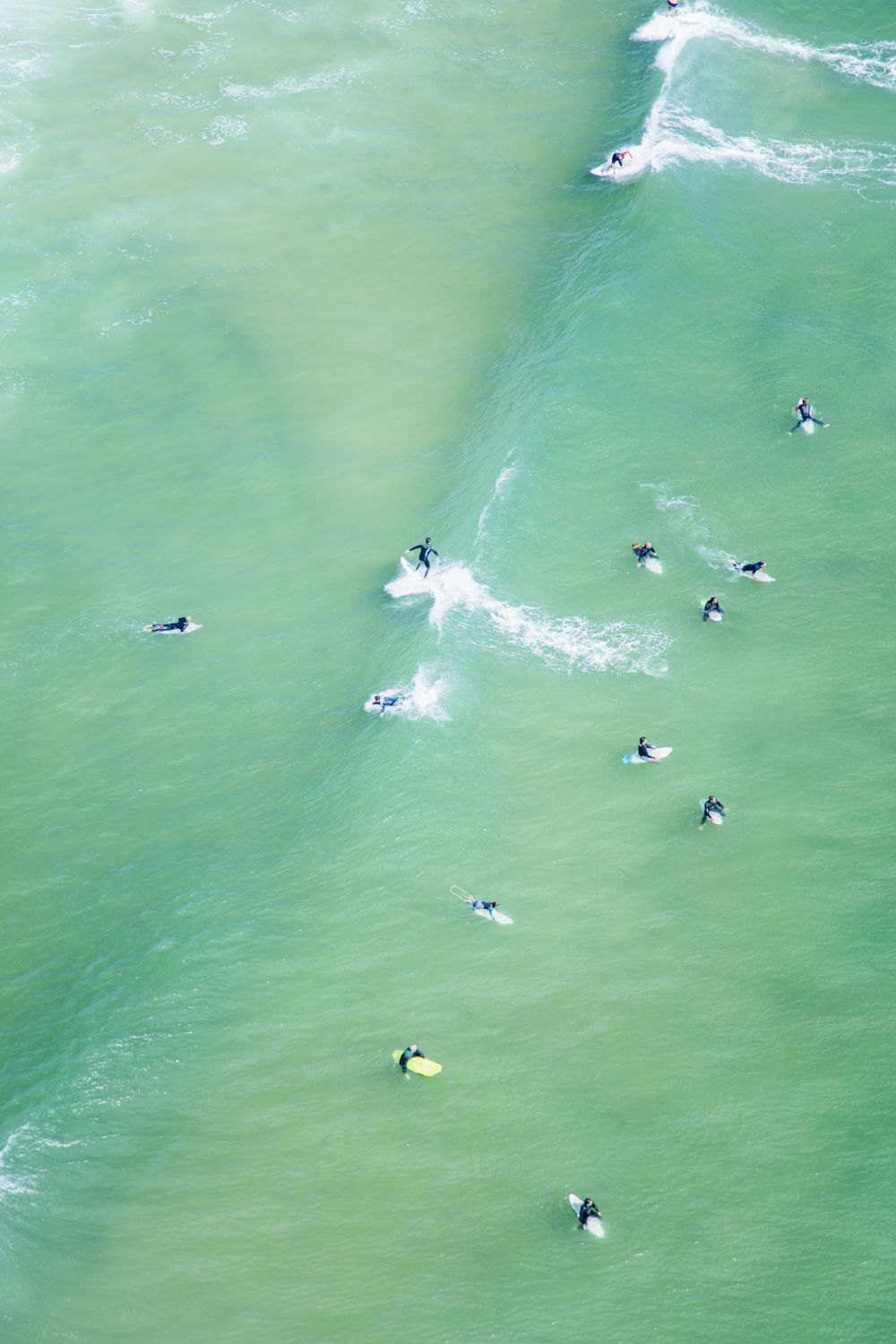 Photography by Gray Malin of Hamptons Surfers Vertical
