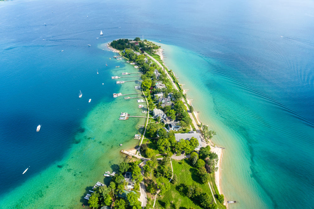 Photography by Gray Malin of Harbor Point, Harbor Springs, Michigan