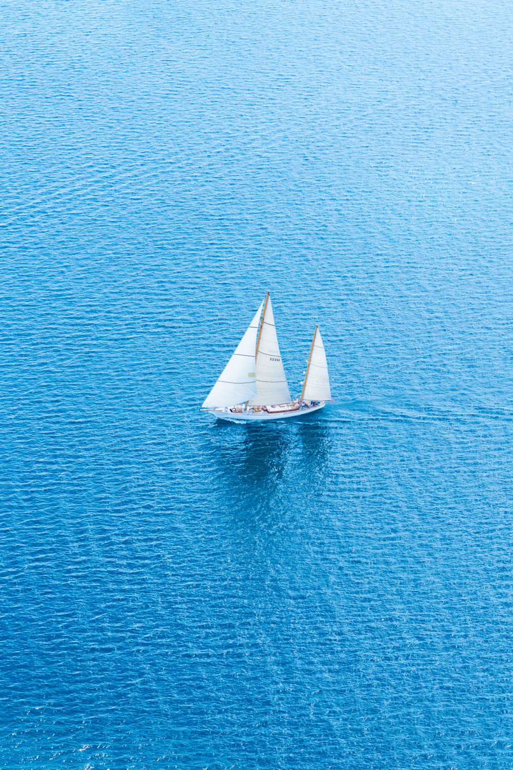 Photography by Gray Malin of Harbor Springs Sailboat, Michigan