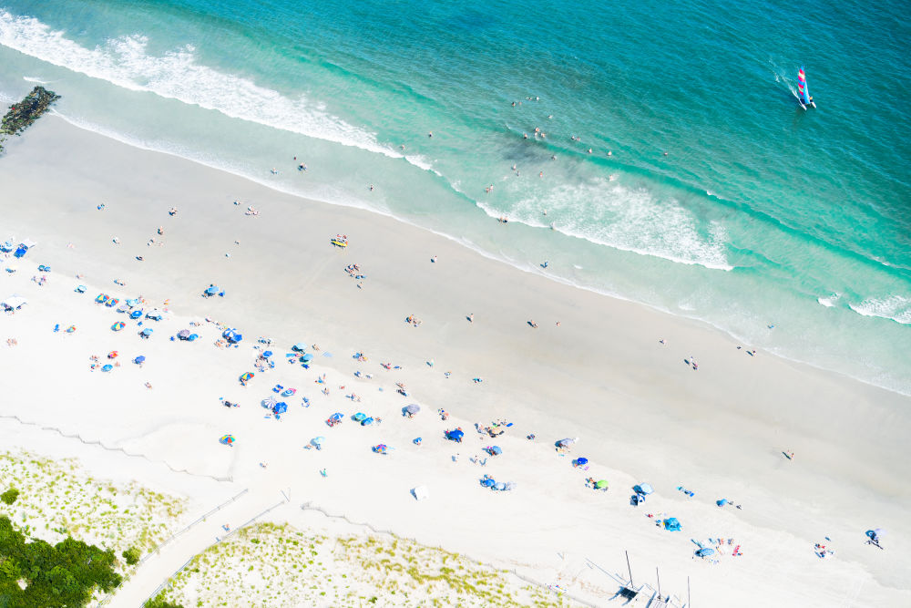 Photography by Gray Malin of Hobie Cat Beach, Stone Harbor, New Jersey