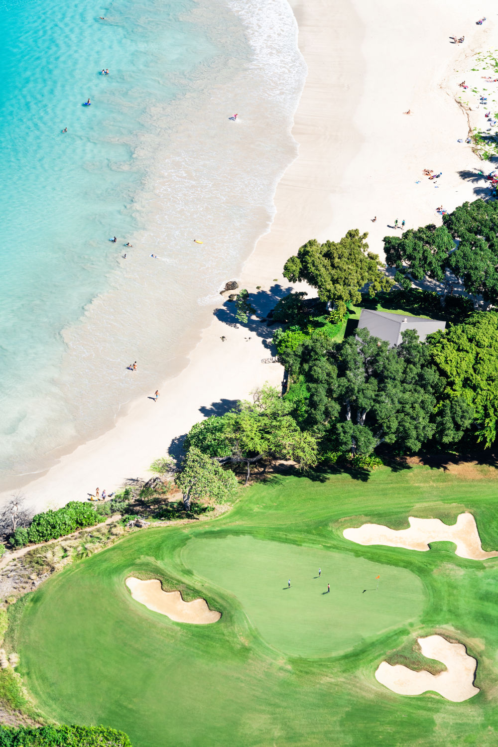 Photography by Gray Malin of Hole 11 Vertical, Mauna Kea Golf Course, Hawai’i