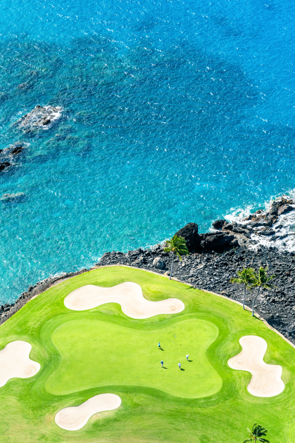 Photography by Gray Malin of Hole 15 Vertical, Mauna Lani Golf Course, Hawai’i