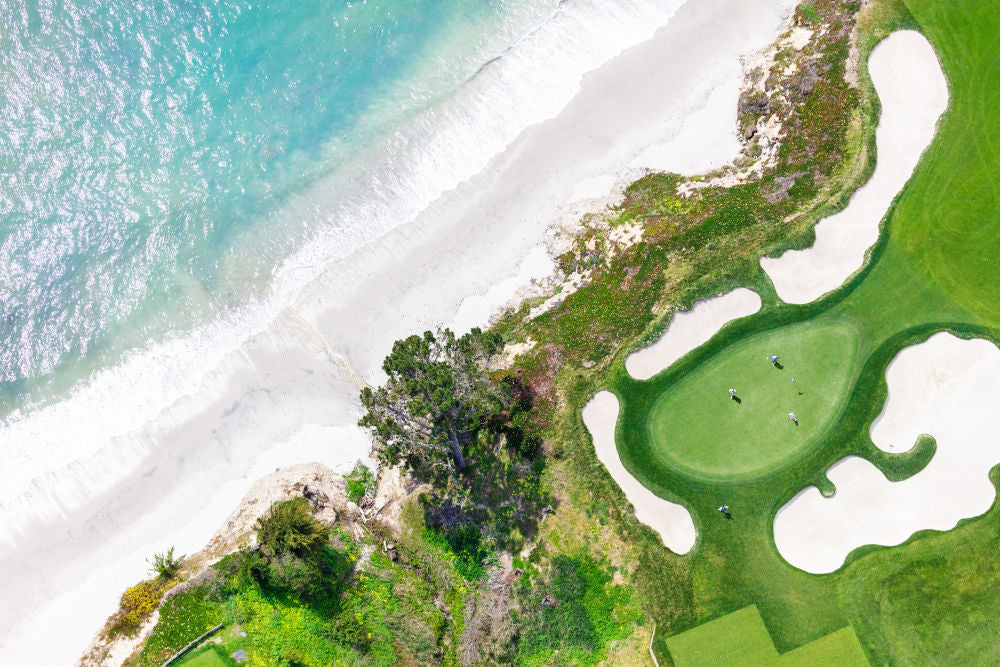 Photography by Gray Malin of Hole 4, Pebble Beach Golf Links