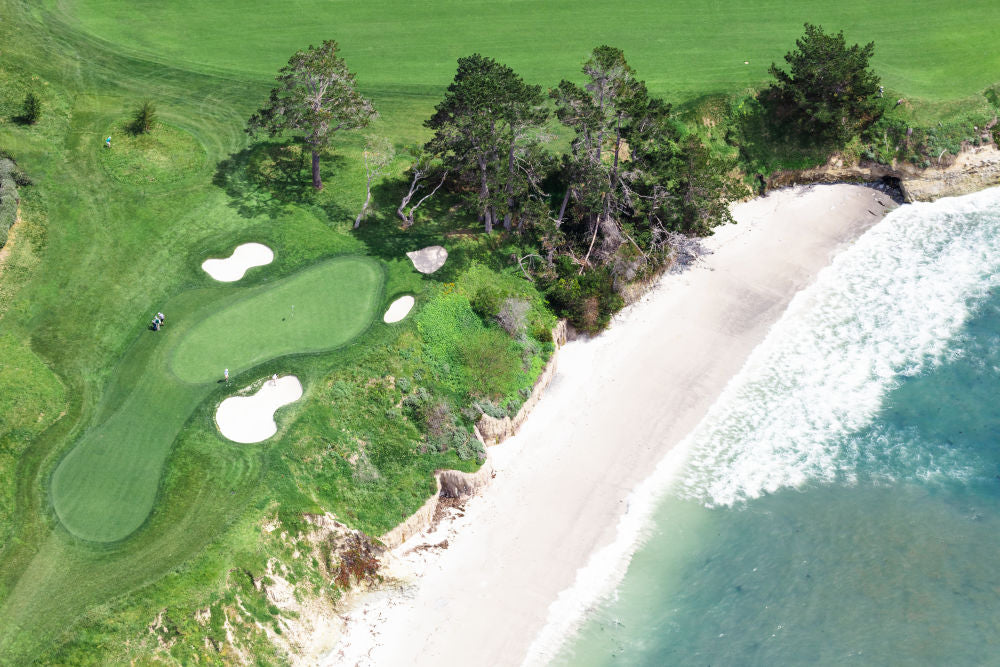 Photography by Gray Malin of Hole 5, Pebble Beach Golf Links