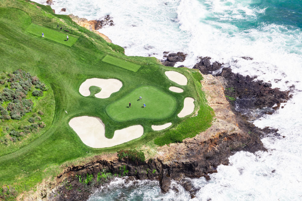 Photography by Gray Malin of Hole 7, Pebble Beach Golf Links