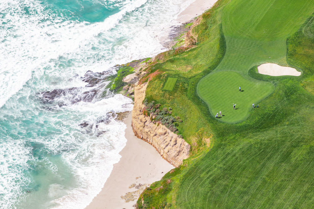 Photography by Gray Malin of Hole 9, Pebble Beach Golf Links