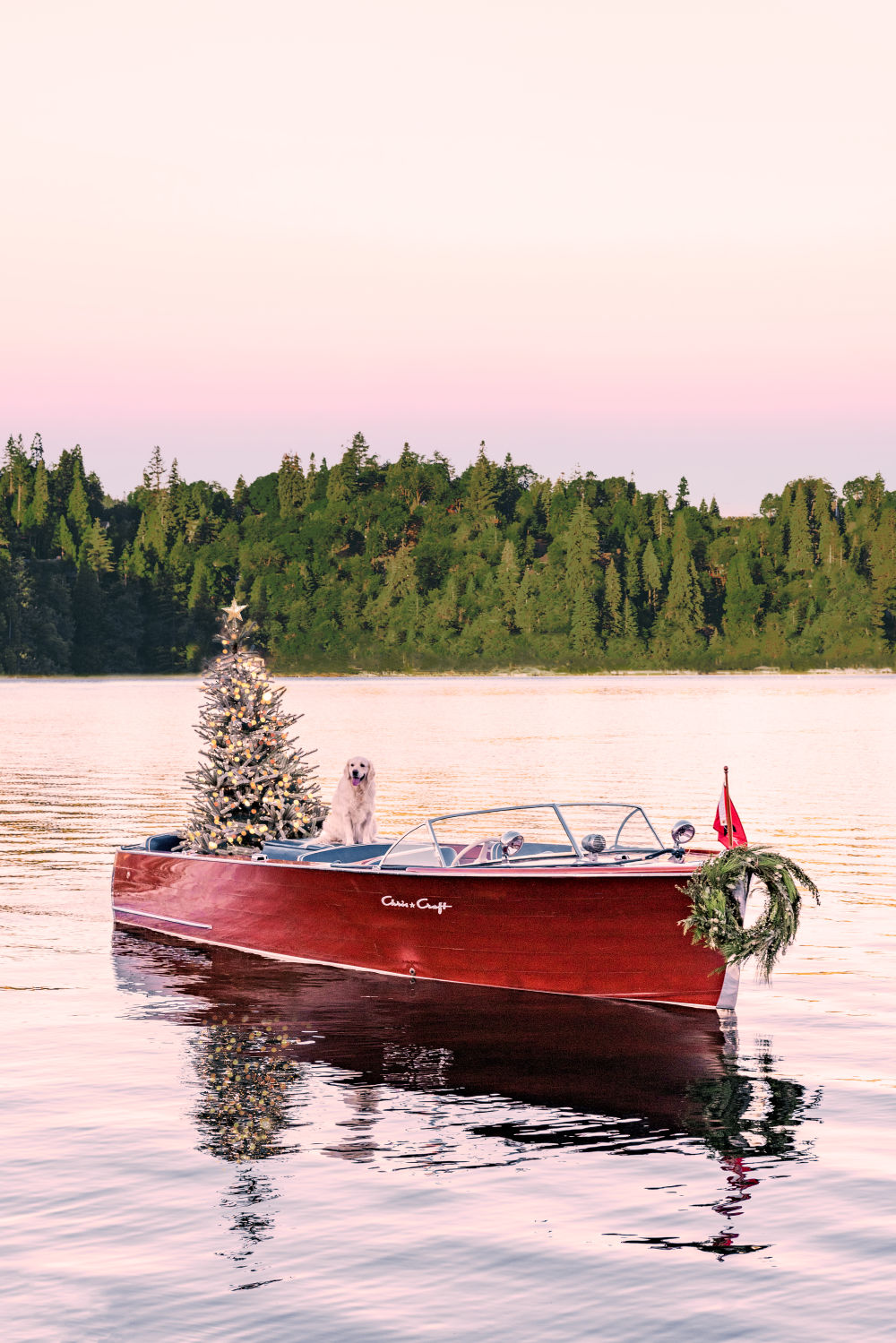 Photography by Gray Malin of Holiday Boat Ride