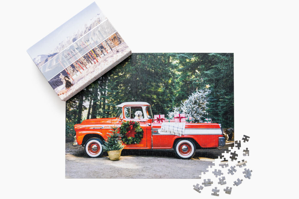 The Winter Holiday Two-Sided Puzzle by Gray Malin