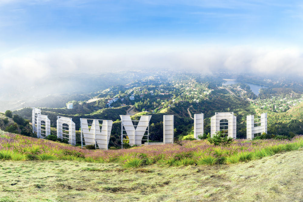 Photography by Gray Malin of Hollywood Sign