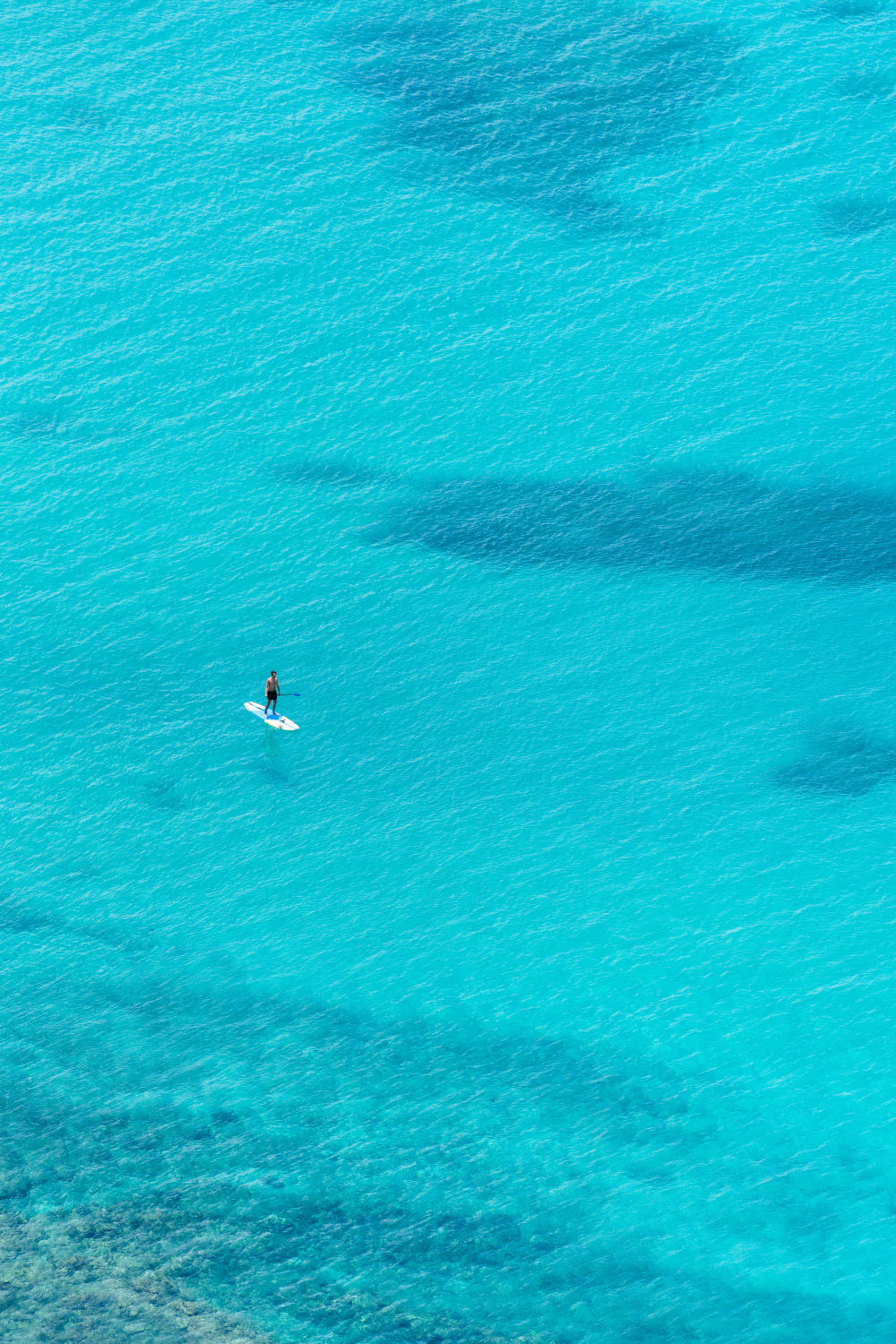 Photography by Gray Malin of Kapalua Paddleboarder, Maui