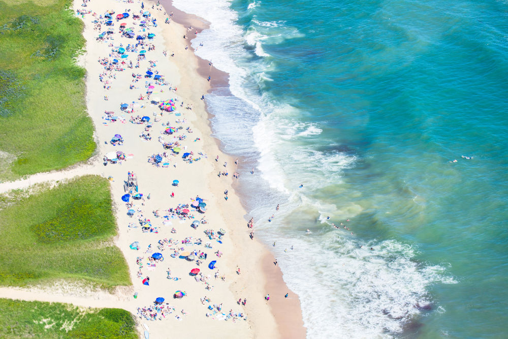 Photography by Gray Malin of Katama Beach, Martha's Vineyard
