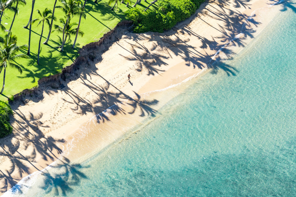Photography by Gray Malin of Kihei Beach Stroll, Maui