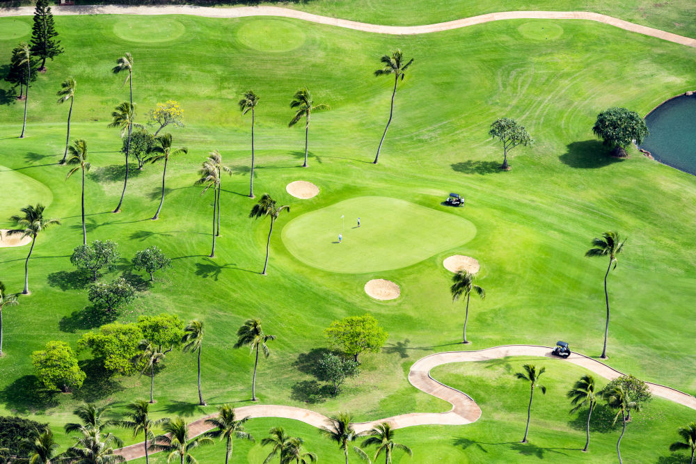 Photography by Gray Malin of Ko Olina Golf Club, Oahu