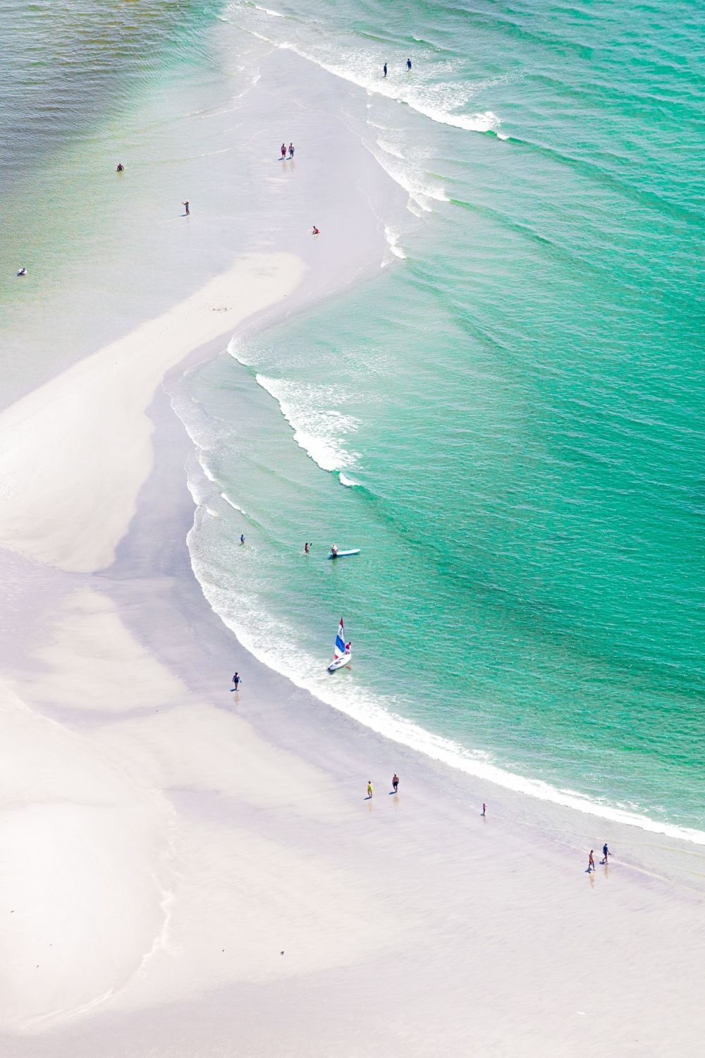 Photography by Gray Malin of Goose Rocks Beach Vertical, Maine