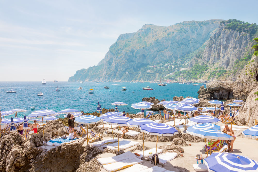 Photography by Gray Malin of La Fontelina Beach Club II