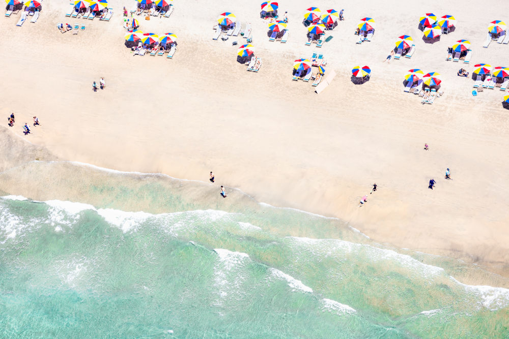 Photography by Gray Malin of La Jolla Beach and Tennis Club
