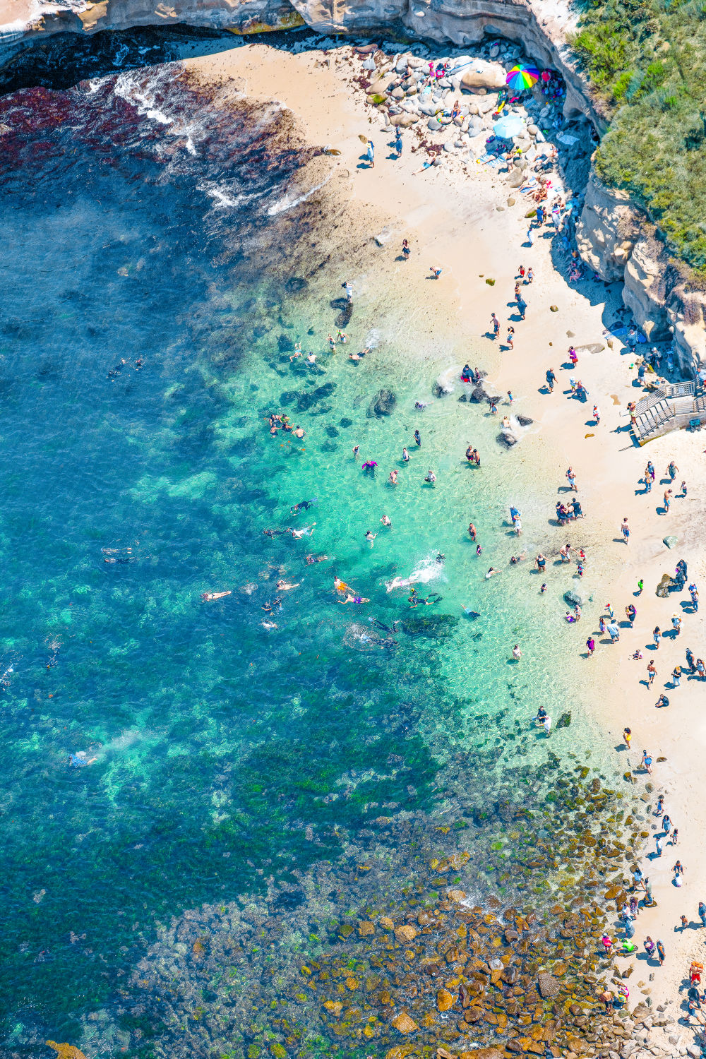 Photography by Gray Malin of La Jolla Cove