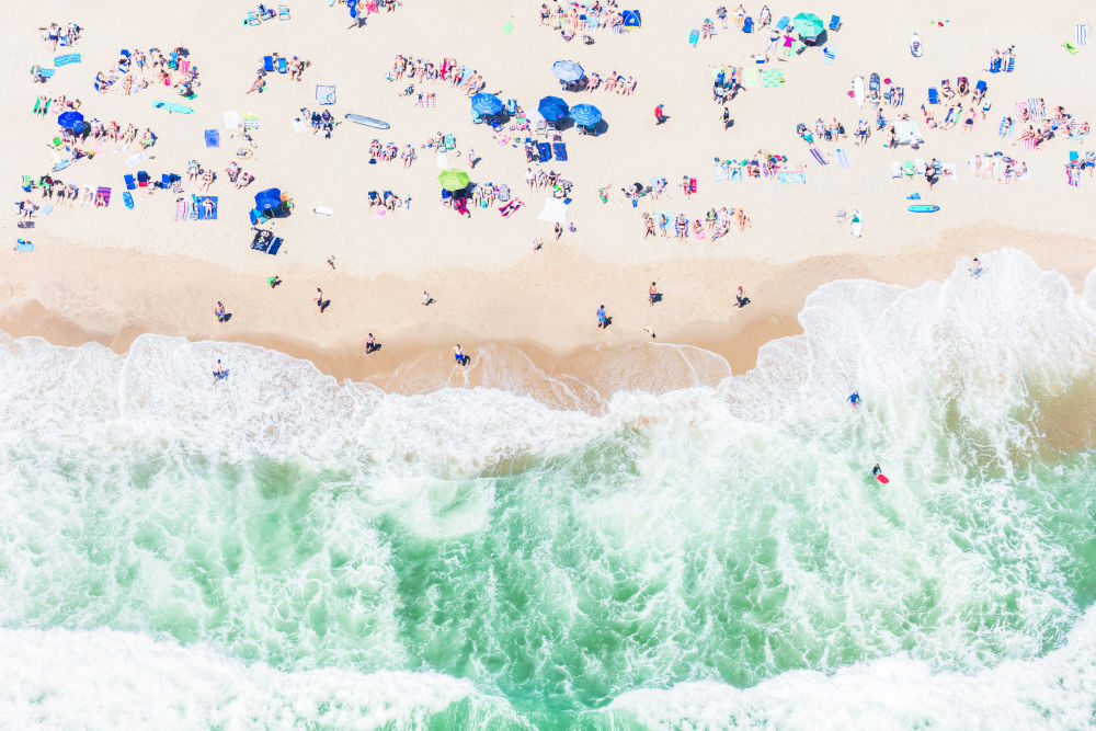 Photography by Gray Malin of Ladies Beach II, Nantucket