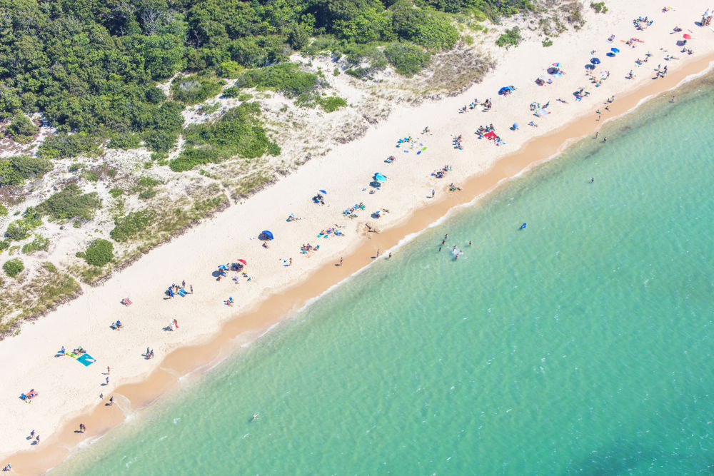 Photography by Gray Malin of Lambert's Cove Beach, Martha's Vineyard