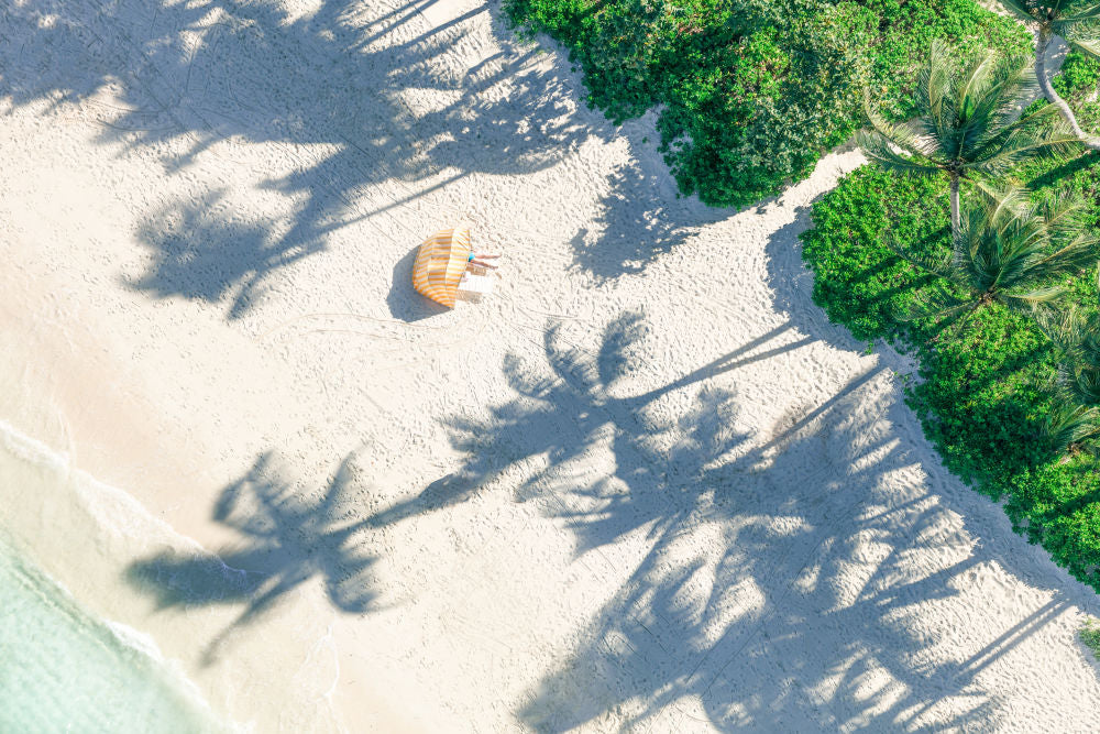 Photography by Gray Malin of Lyford Cay Cabana, Bahamas