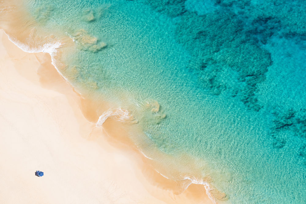 Photography by Gray Malin of Makena Beach Umbrella, Maui