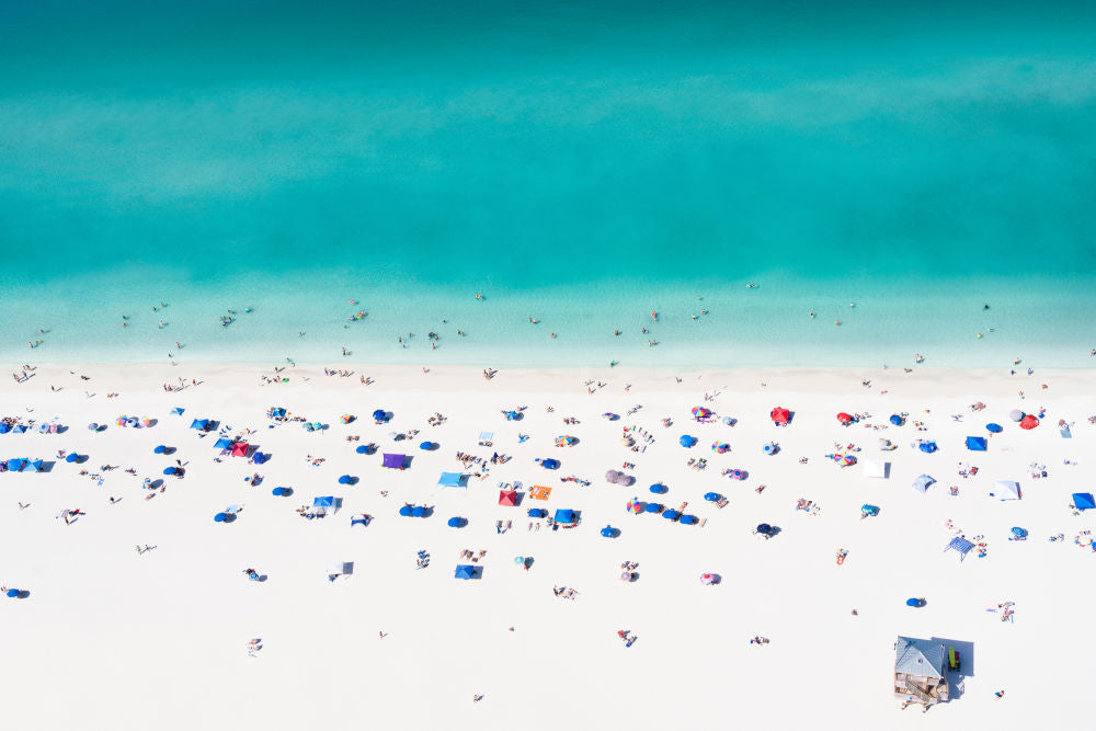 Photography by Gray Malin of Manatee Beach, Anna Maria Island, Florida