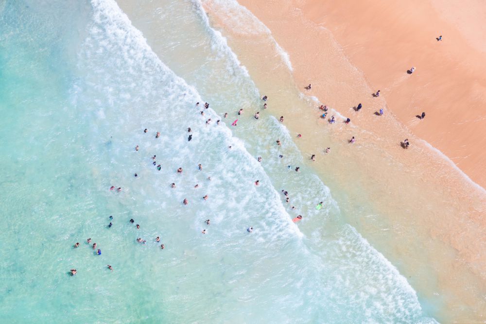 Photography by Gray Malin of Manly Beach Waves