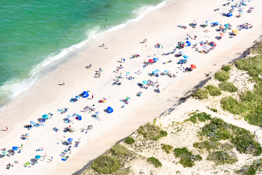 Photography by Gray Malin of Marconi Beach, Cape Cod