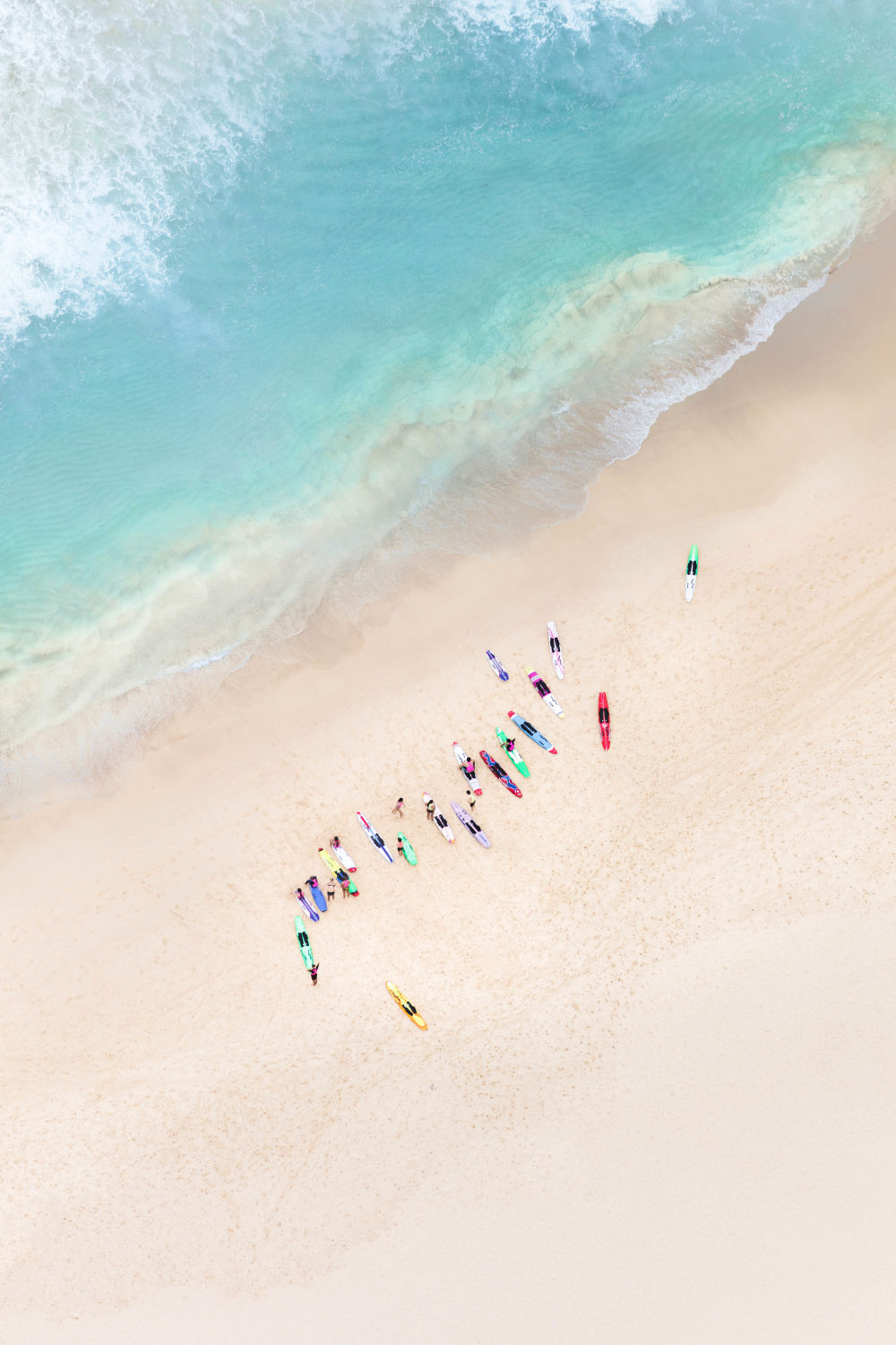 Photography by Gray Malin of Maroubra Bay Surfboards