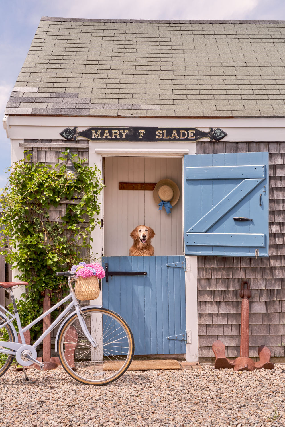 Photography by Gray Malin of Old North Wharf Cottage, Nantucket