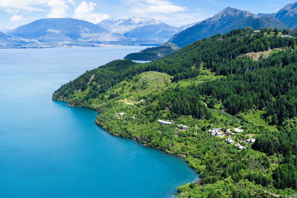 Photography by Gray Malin of Matakauri Lodge, Queenstown, New Zealand