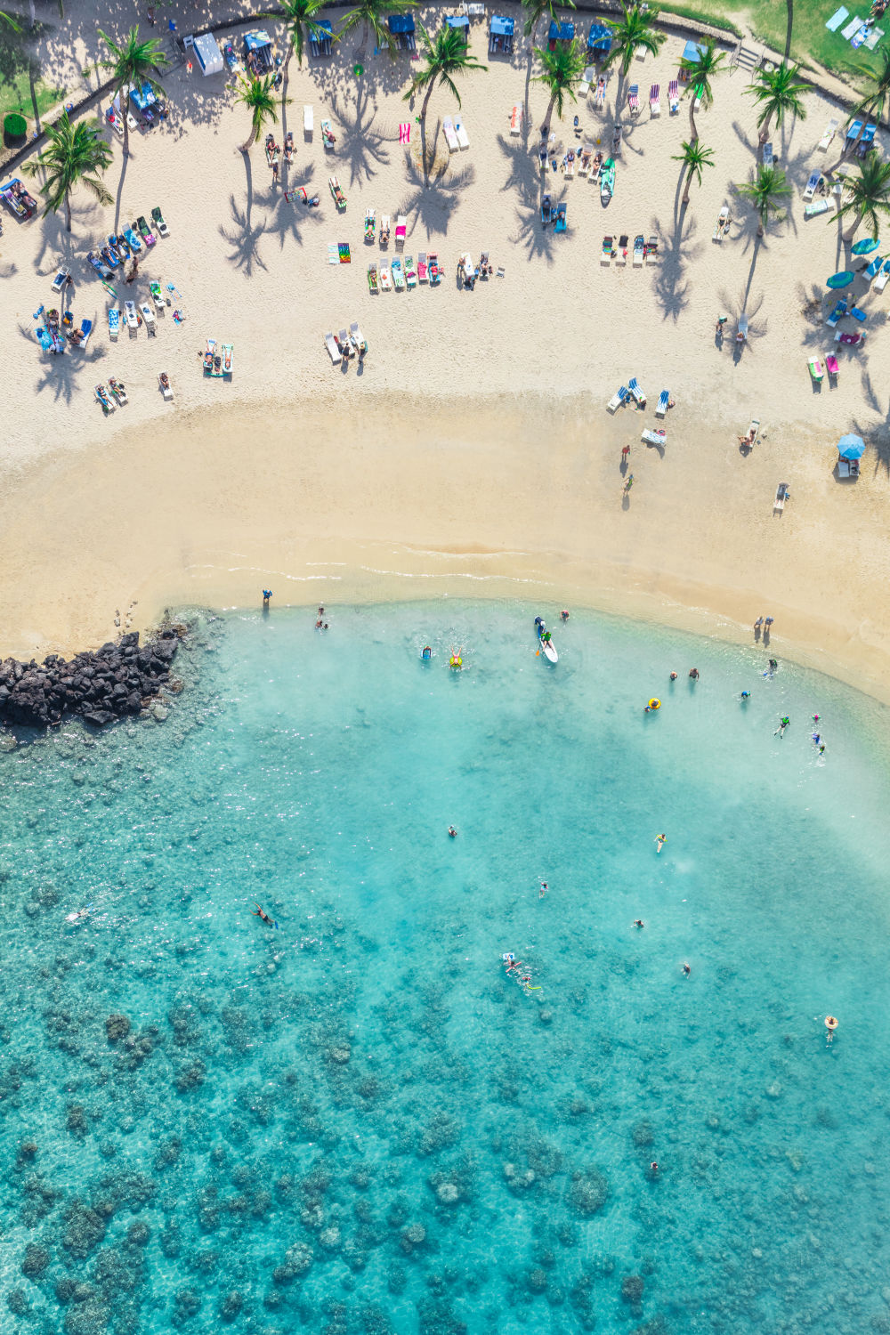 Photography by Gray Malin of Mauna Lani Beach