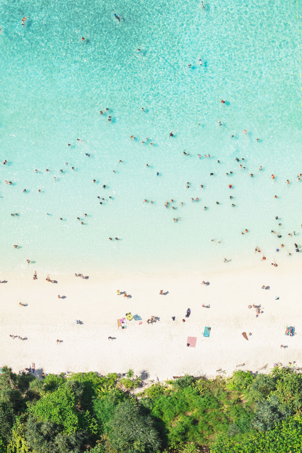 Photography by Gray Malin of Maya Bay, Thailand