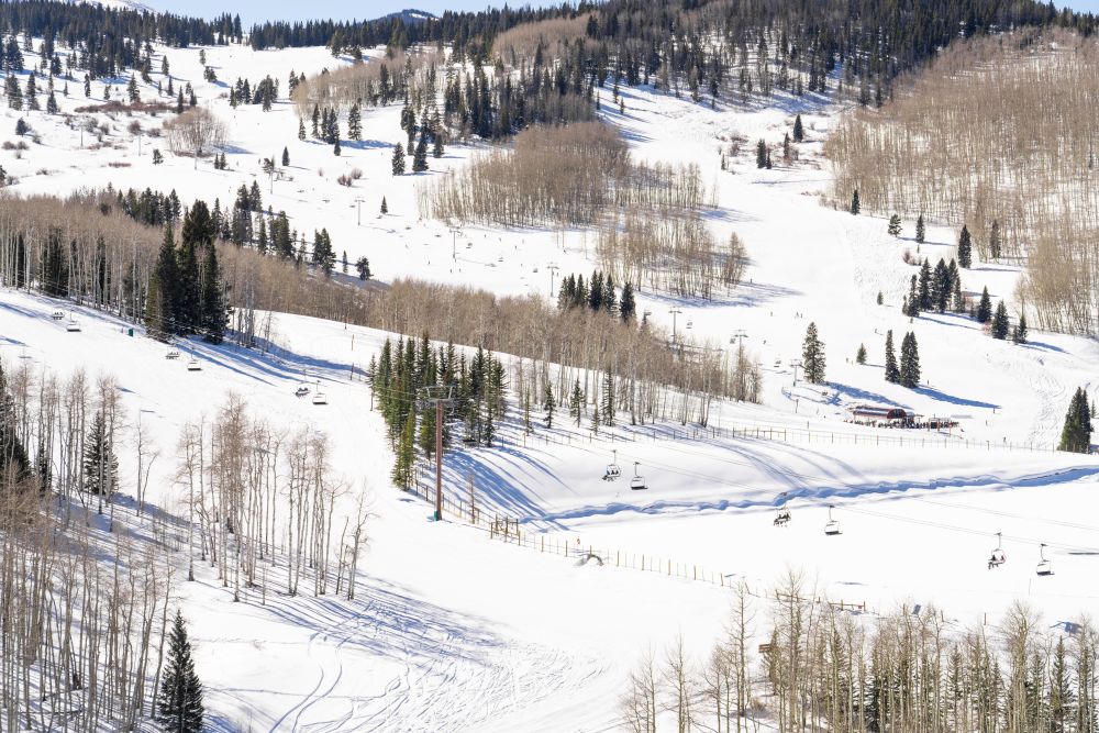 Photography by Gray Malin of McCoy Park, Beaver Creek