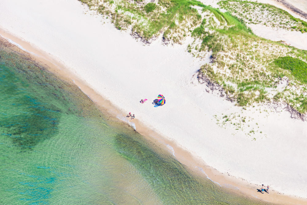 Photography by Gray Malin of Menemsha Beach, Martha's Vineyard