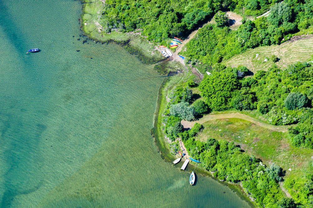 Photography by Gray Malin of Menemsha Pond, Martha's Vineyard