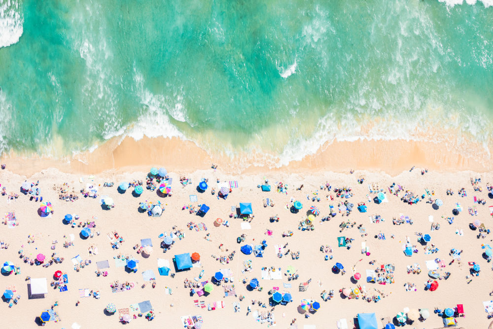Photography by Gray Malin of Misquamicut Beach Horizontal