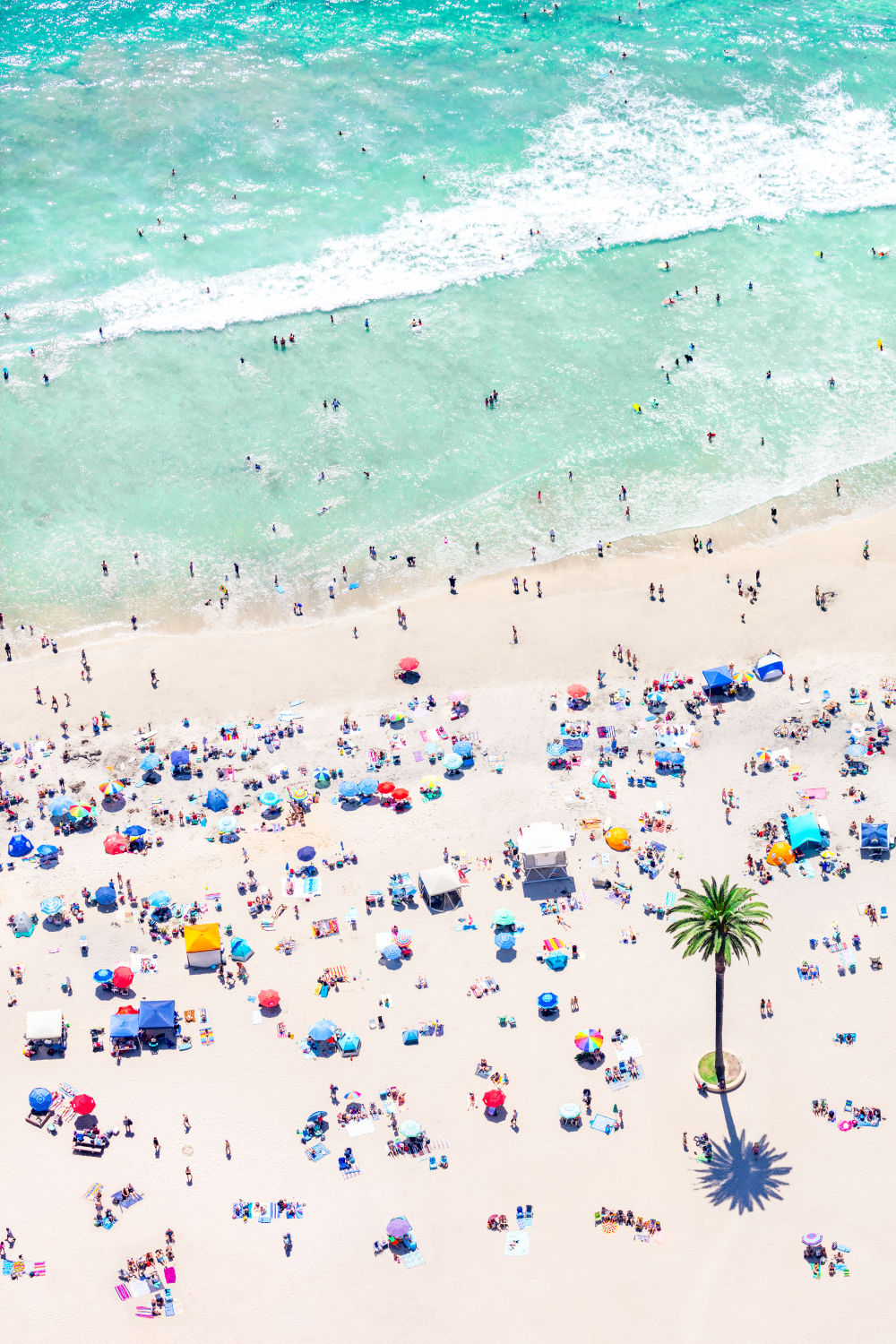 Photography by Gray Malin of Moonlight Beach Vertical