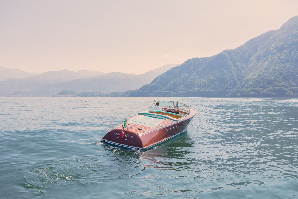 Photography by Gray Malin of Morning Cruise, Lake Como