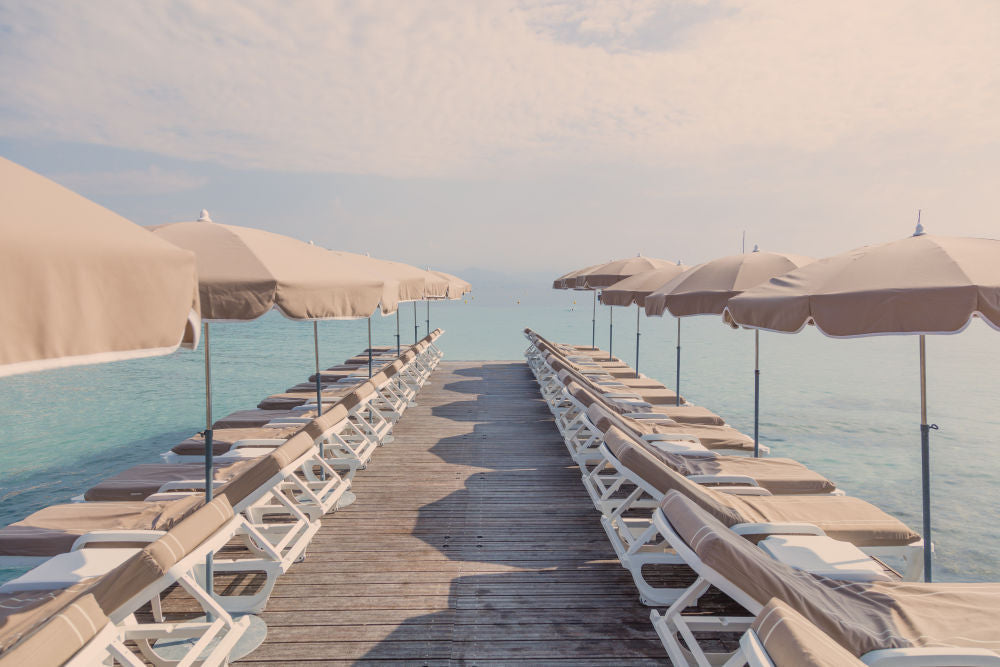 Photography by Gray Malin of Morning Light, Cannes