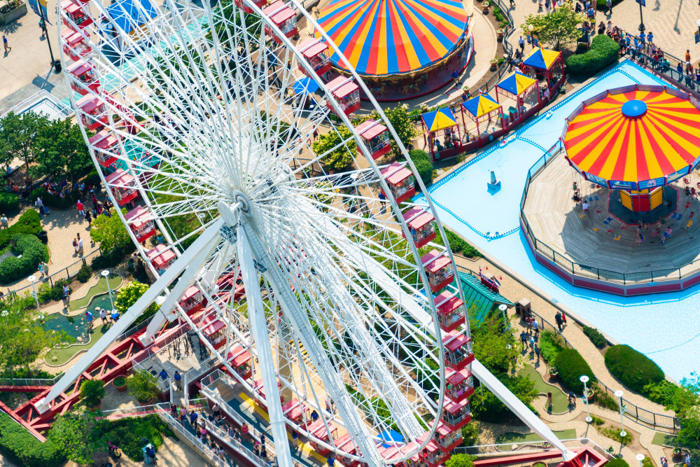 Photography by Gray Malin of Navy Pier, Chicago